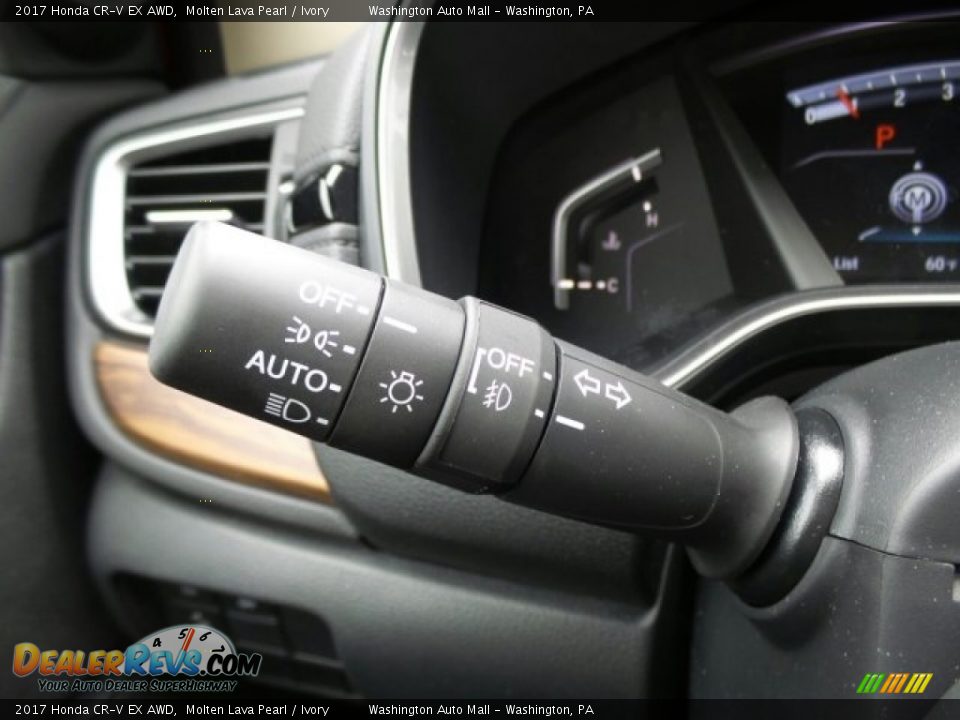 2017 Honda CR-V EX AWD Molten Lava Pearl / Ivory Photo #22