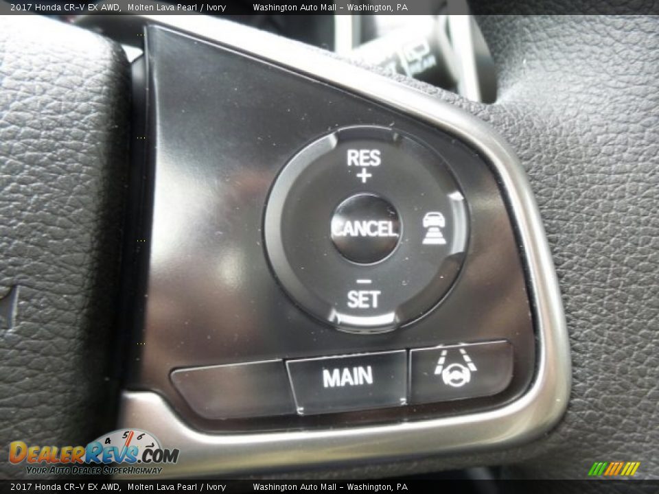 2017 Honda CR-V EX AWD Molten Lava Pearl / Ivory Photo #23