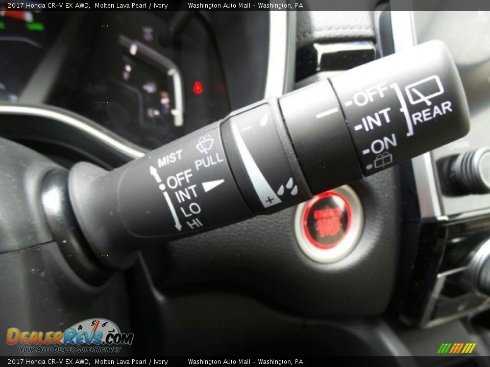 2017 Honda CR-V EX AWD Molten Lava Pearl / Ivory Photo #24