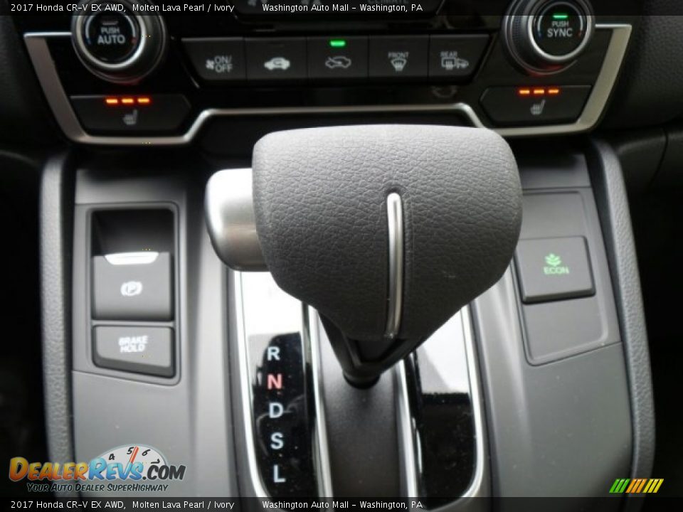 2017 Honda CR-V EX AWD Molten Lava Pearl / Ivory Photo #28