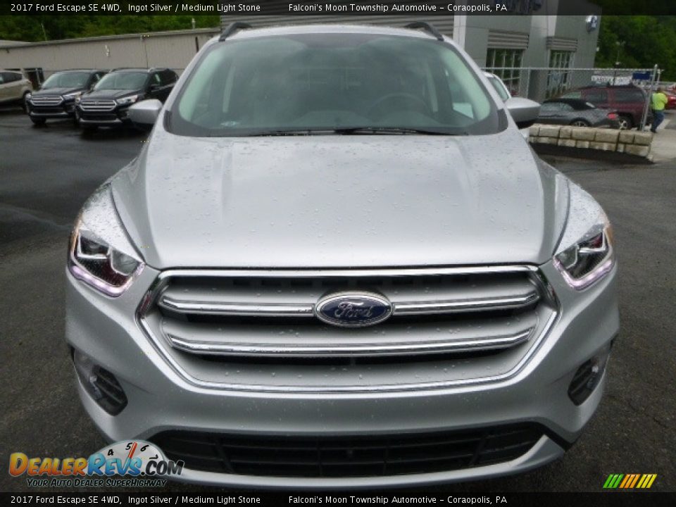 2017 Ford Escape SE 4WD Ingot Silver / Medium Light Stone Photo #4