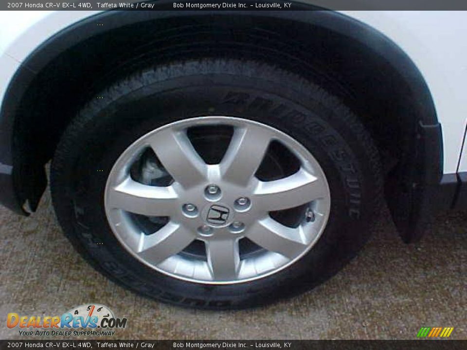 2007 Honda CR-V EX-L 4WD Taffeta White / Gray Photo #5