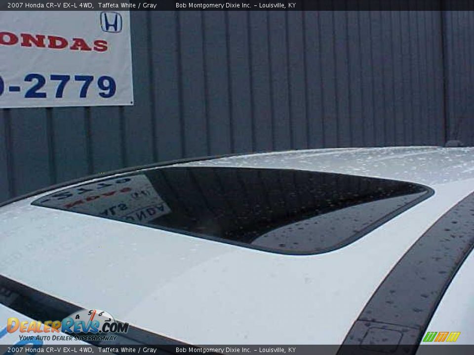 2007 Honda CR-V EX-L 4WD Taffeta White / Gray Photo #7
