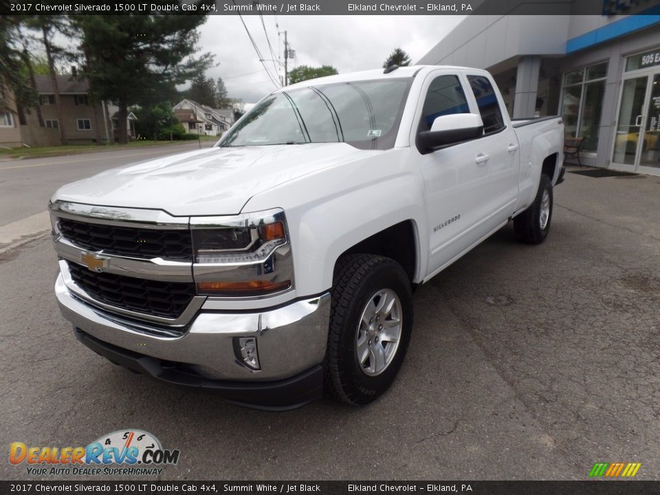 2017 Chevrolet Silverado 1500 LT Double Cab 4x4 Summit White / Jet Black Photo #3