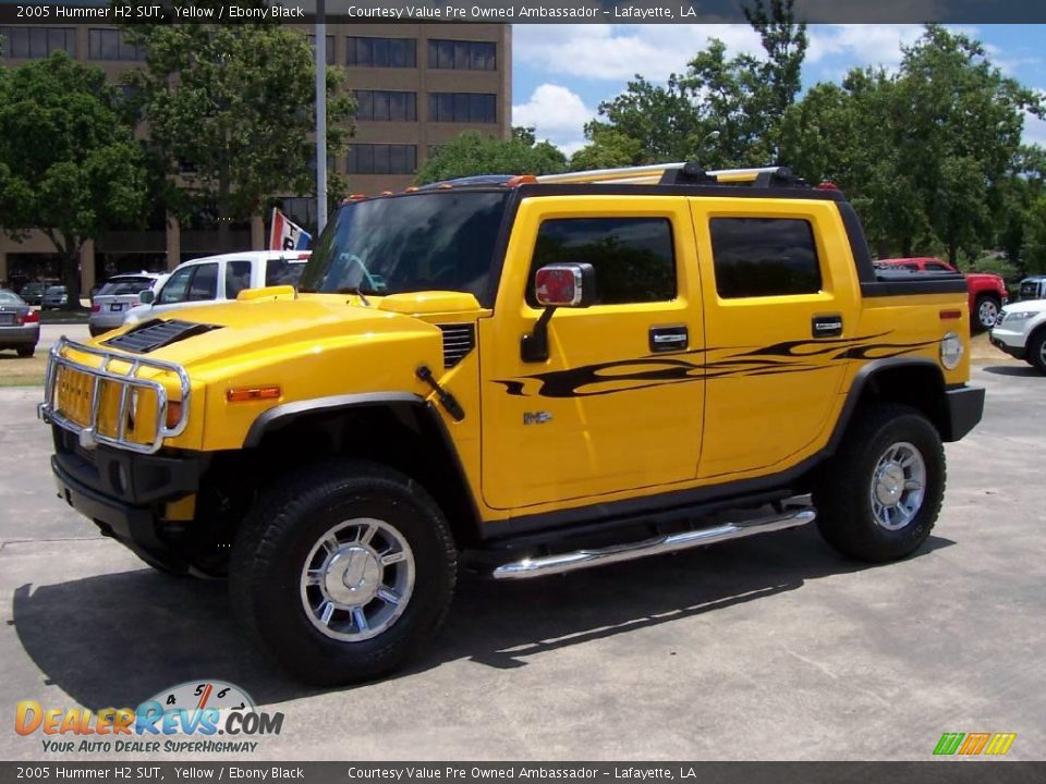 2005 Hummer H2 SUT Yellow / Ebony Black Photo #1