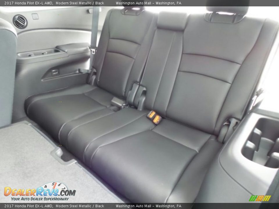 2017 Honda Pilot EX-L AWD Modern Steel Metallic / Black Photo #12