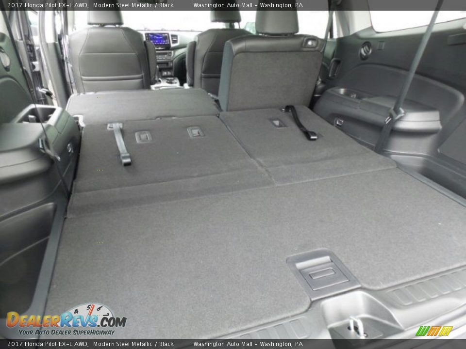 2017 Honda Pilot EX-L AWD Modern Steel Metallic / Black Photo #13