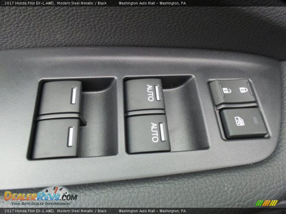 2017 Honda Pilot EX-L AWD Modern Steel Metallic / Black Photo #15