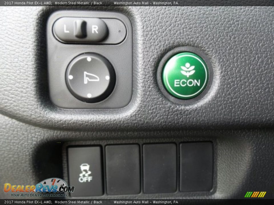 2017 Honda Pilot EX-L AWD Modern Steel Metallic / Black Photo #17