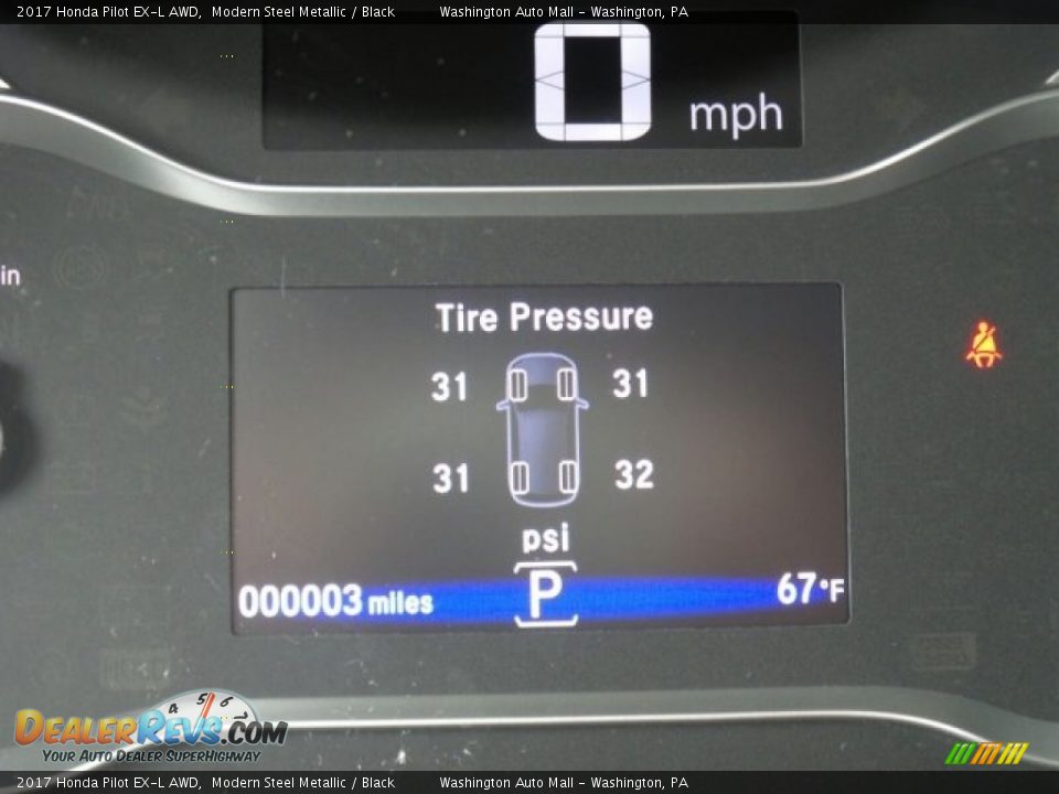 2017 Honda Pilot EX-L AWD Modern Steel Metallic / Black Photo #18