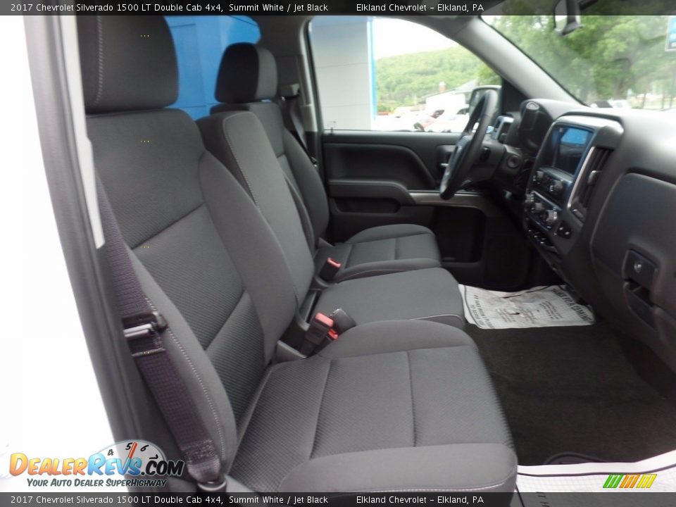 2017 Chevrolet Silverado 1500 LT Double Cab 4x4 Summit White / Jet Black Photo #15