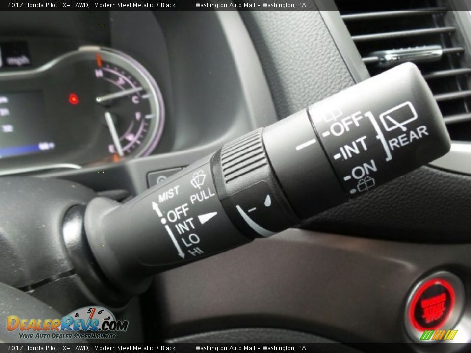 2017 Honda Pilot EX-L AWD Modern Steel Metallic / Black Photo #23