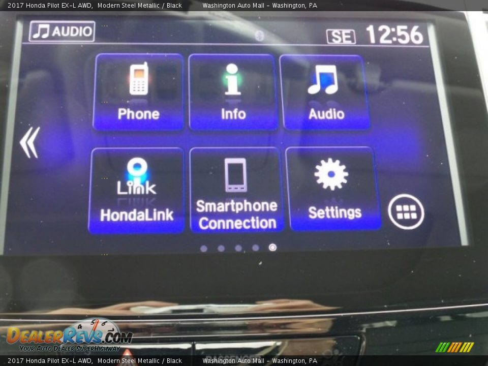 2017 Honda Pilot EX-L AWD Modern Steel Metallic / Black Photo #25