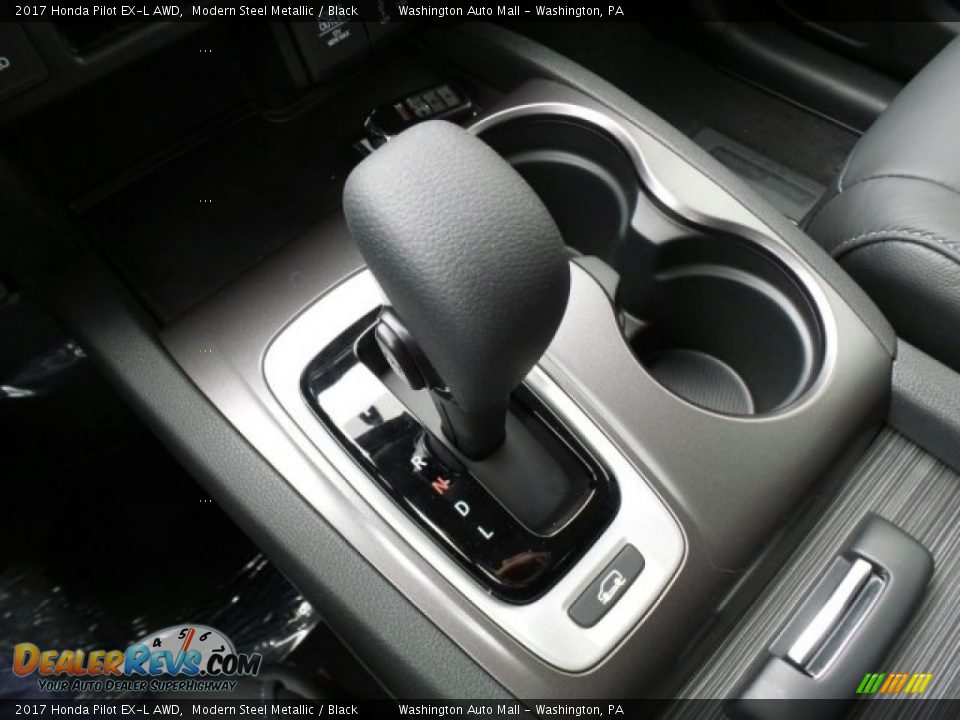 2017 Honda Pilot EX-L AWD Modern Steel Metallic / Black Photo #27