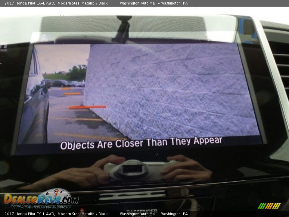 2017 Honda Pilot EX-L AWD Modern Steel Metallic / Black Photo #29