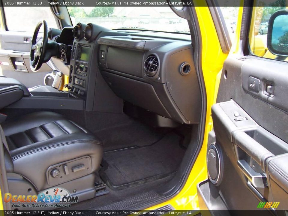 2005 Hummer H2 SUT Yellow / Ebony Black Photo #8