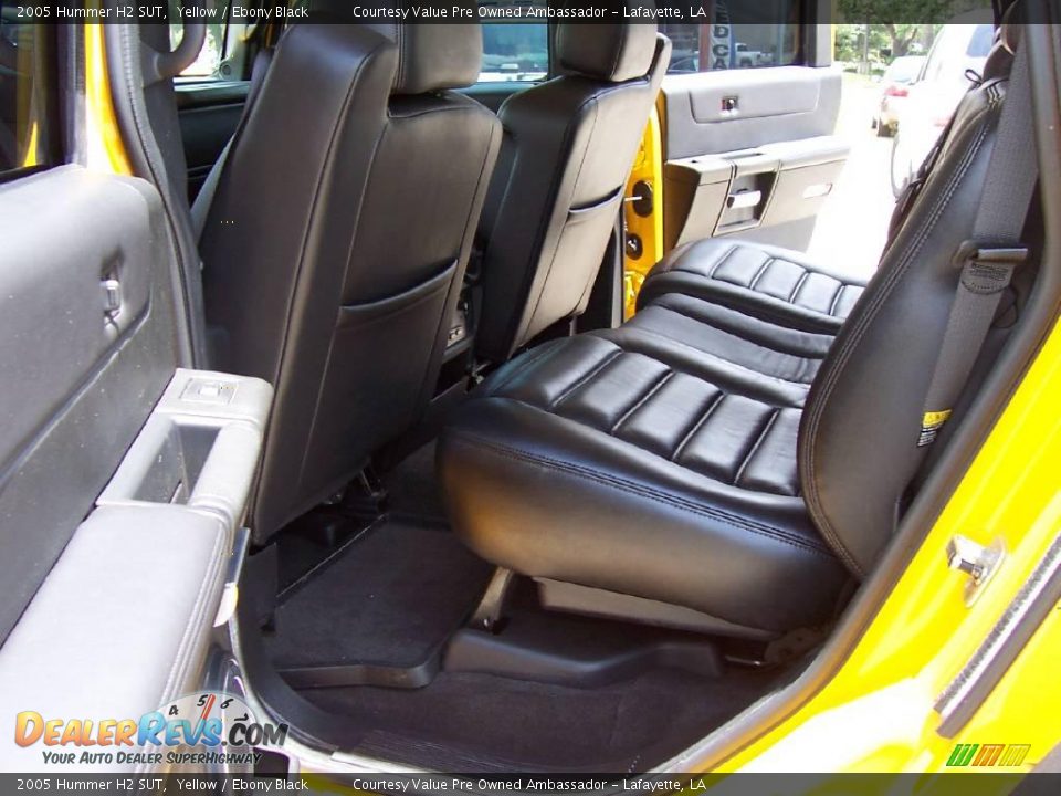 2005 Hummer H2 SUT Yellow / Ebony Black Photo #9