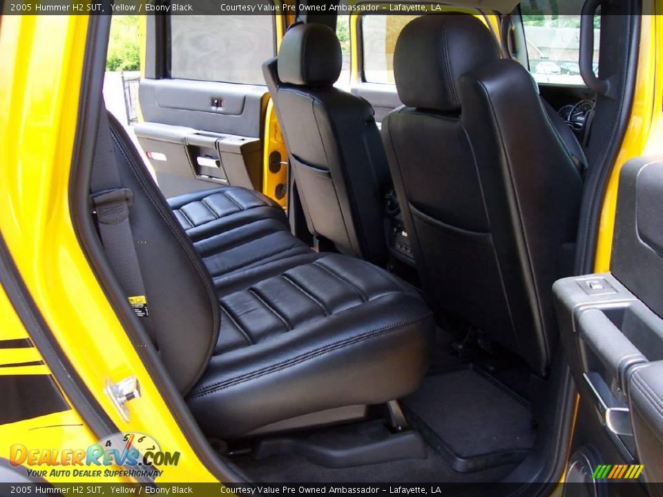 2005 Hummer H2 SUT Yellow / Ebony Black Photo #10