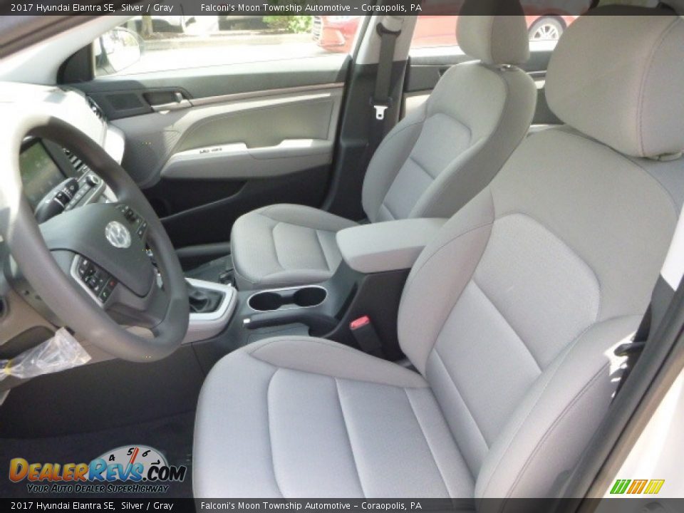 2017 Hyundai Elantra SE Silver / Gray Photo #11