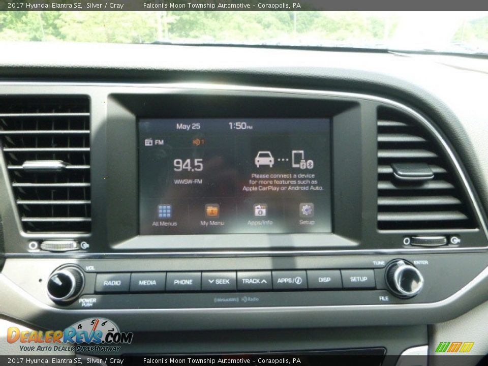 2017 Hyundai Elantra SE Silver / Gray Photo #14