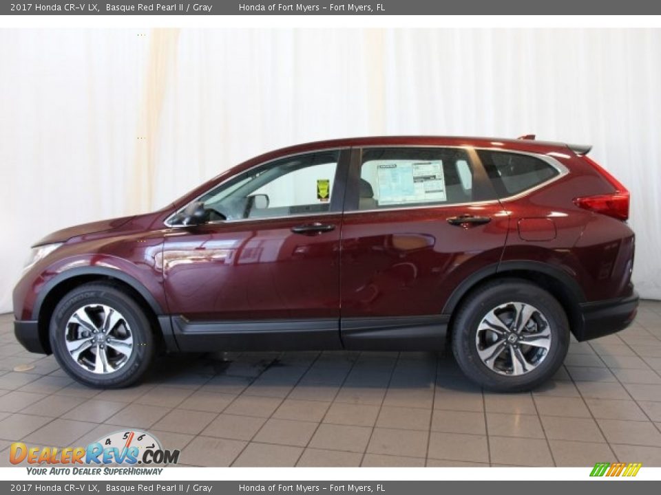 2017 Honda CR-V LX Basque Red Pearl II / Gray Photo #5