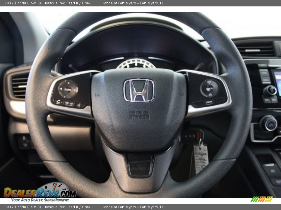 2017 Honda CR-V LX Basque Red Pearl II / Gray Photo #11