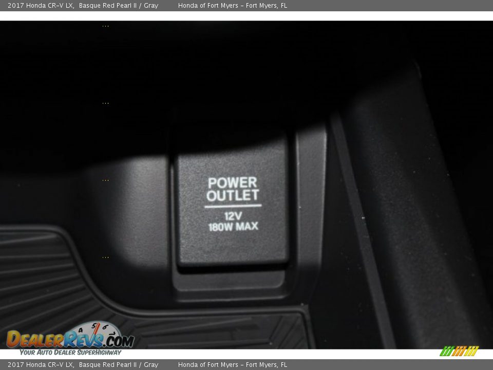 2017 Honda CR-V LX Basque Red Pearl II / Gray Photo #21