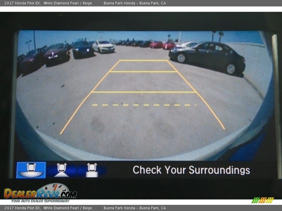 2017 Honda Pilot EX White Diamond Pearl / Beige Photo #6