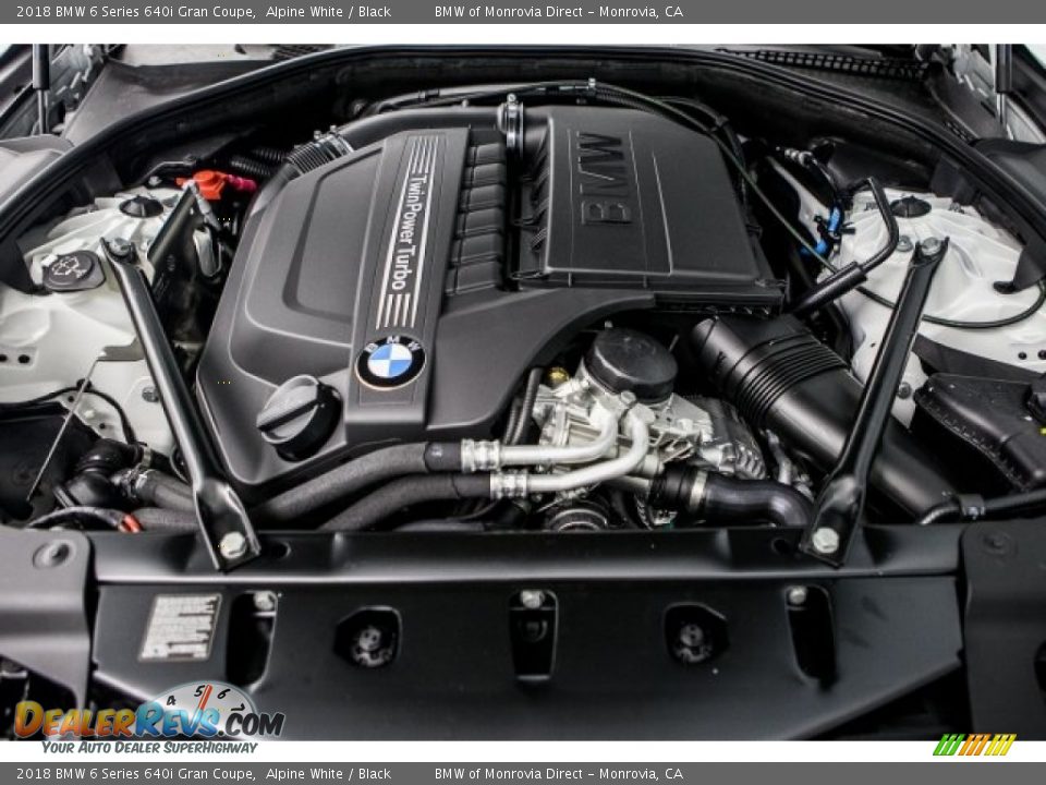 2018 BMW 6 Series 640i Gran Coupe 3.0 Liter TwinPower Turbocharged DOHC 24-Valve VVT Inline 6 Cylinder Engine Photo #8