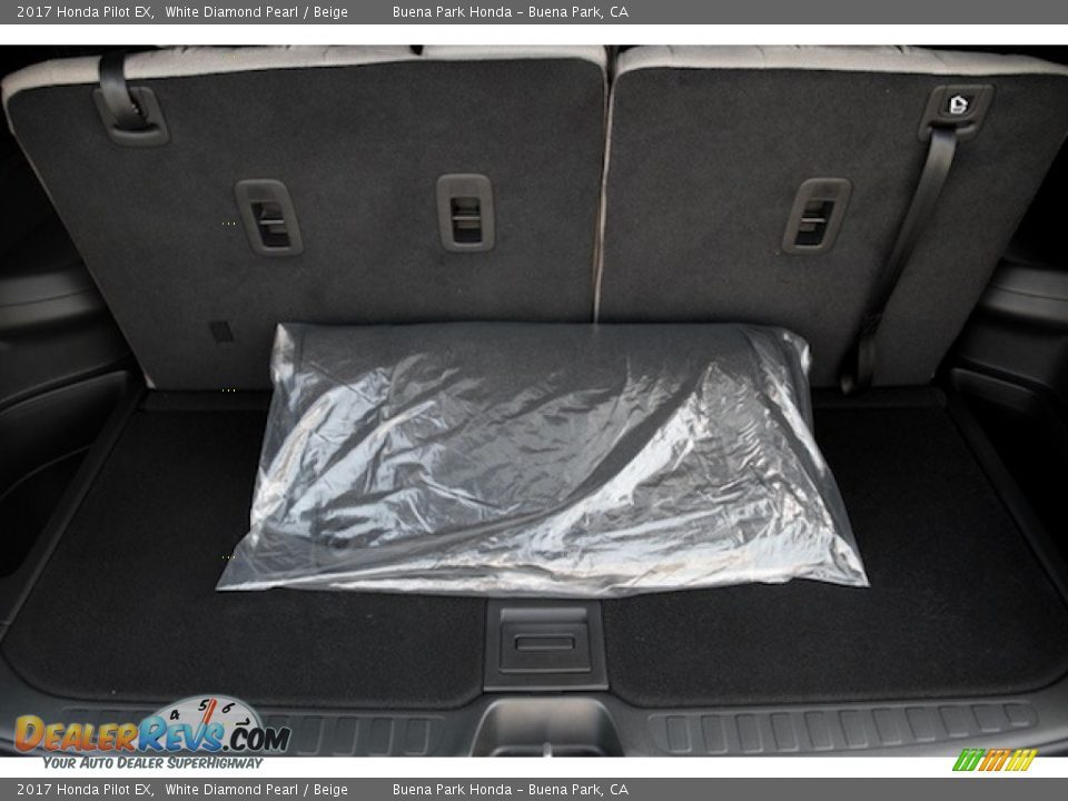 2017 Honda Pilot EX White Diamond Pearl / Beige Photo #16