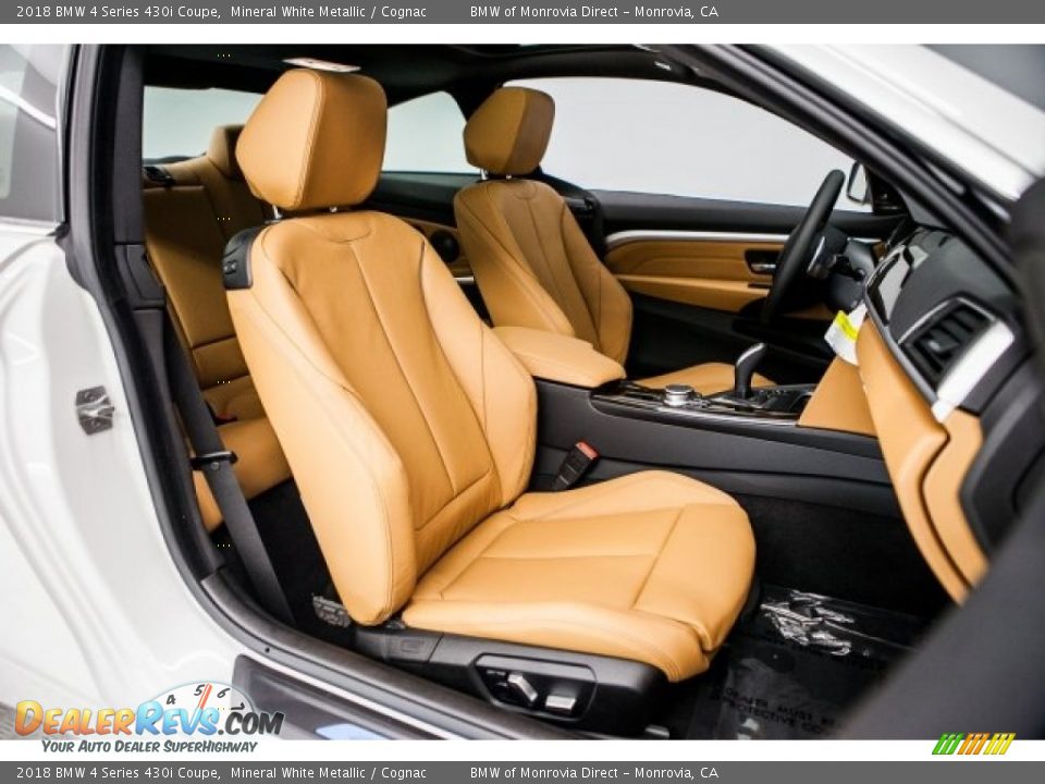 Cognac Interior - 2018 BMW 4 Series 430i Coupe Photo #2