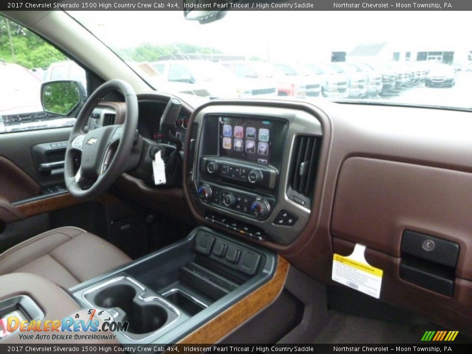 2017 Chevrolet Silverado 1500 High Country Crew Cab 4x4 Iridescent Pearl Tricoat / High Country Saddle Photo #10