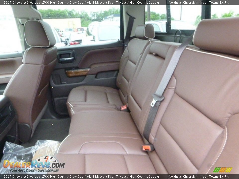2017 Chevrolet Silverado 1500 High Country Crew Cab 4x4 Iridescent Pearl Tricoat / High Country Saddle Photo #12