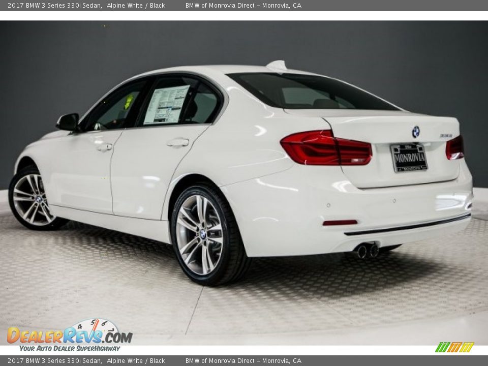 2017 BMW 3 Series 330i Sedan Alpine White / Black Photo #3