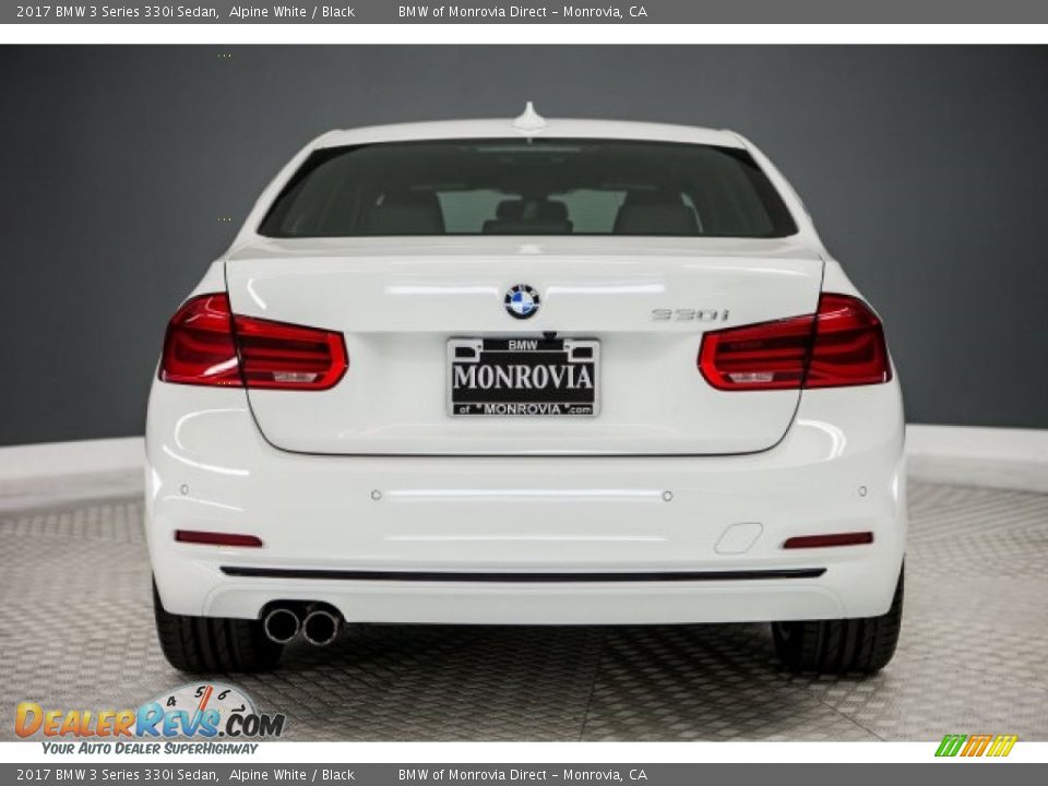 2017 BMW 3 Series 330i Sedan Alpine White / Black Photo #4
