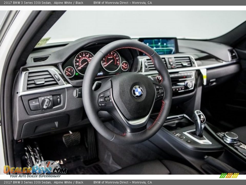 2017 BMW 3 Series 330i Sedan Alpine White / Black Photo #5