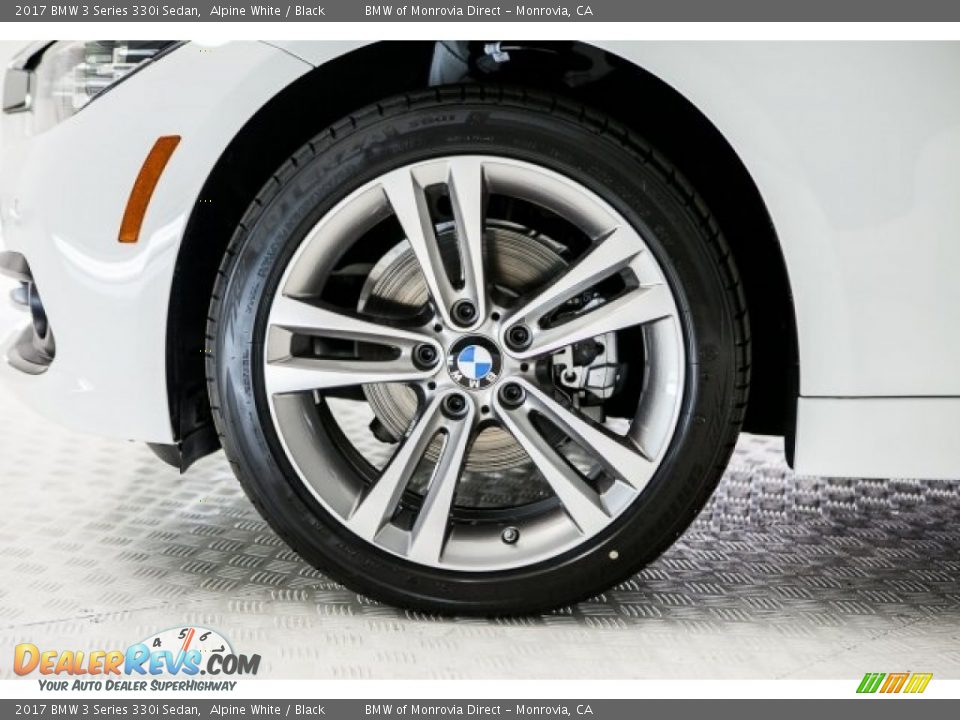 2017 BMW 3 Series 330i Sedan Alpine White / Black Photo #9
