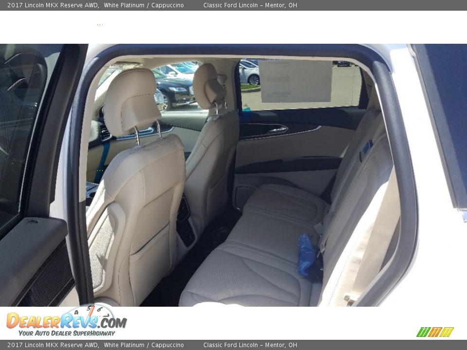 Rear Seat of 2017 Lincoln MKX Reserve AWD Photo #6