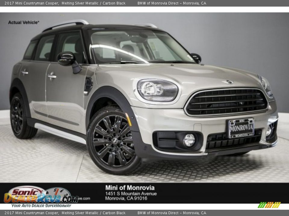 2017 Mini Countryman Cooper Melting Silver Metallic / Carbon Black Photo #1