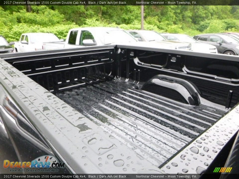 2017 Chevrolet Silverado 1500 Custom Double Cab 4x4 Black / Dark Ash/Jet Black Photo #13