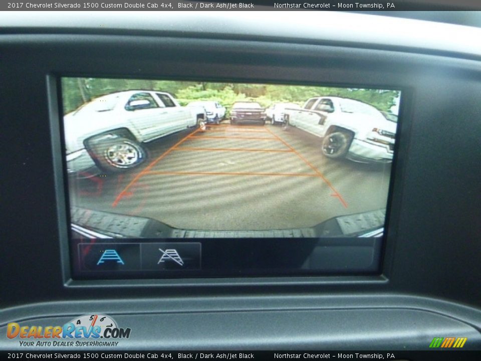 2017 Chevrolet Silverado 1500 Custom Double Cab 4x4 Black / Dark Ash/Jet Black Photo #20
