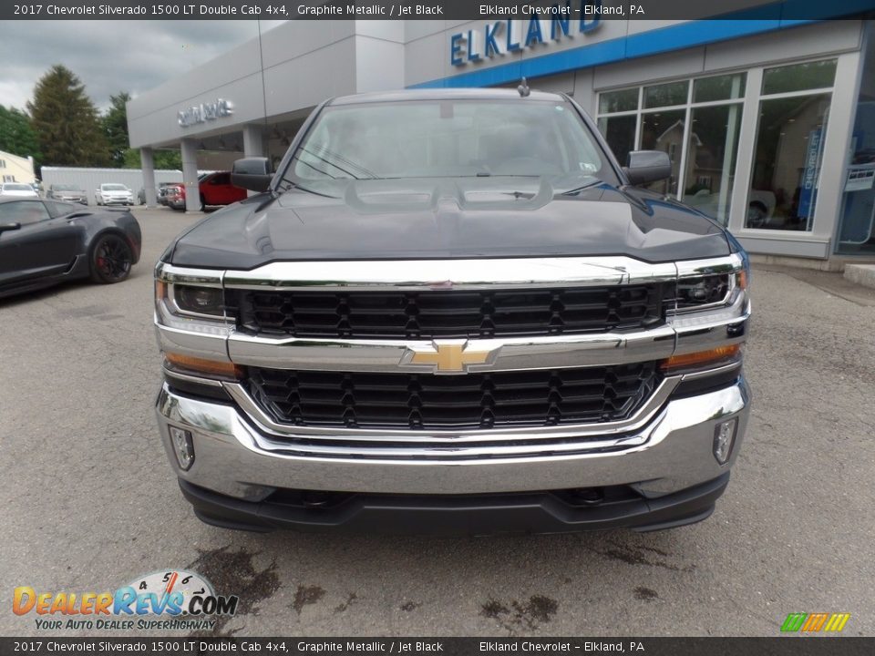 2017 Chevrolet Silverado 1500 LT Double Cab 4x4 Graphite Metallic / Jet Black Photo #2