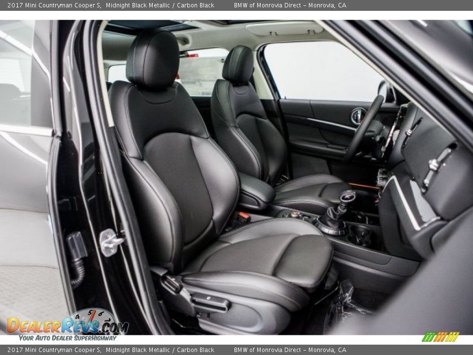 2017 Mini Countryman Cooper S Midnight Black Metallic / Carbon Black Photo #2