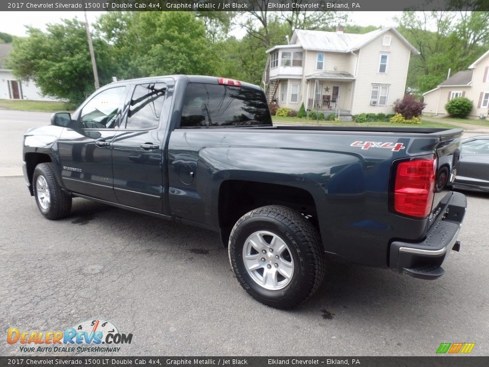 2017 Chevrolet Silverado 1500 LT Double Cab 4x4 Graphite Metallic / Jet Black Photo #4
