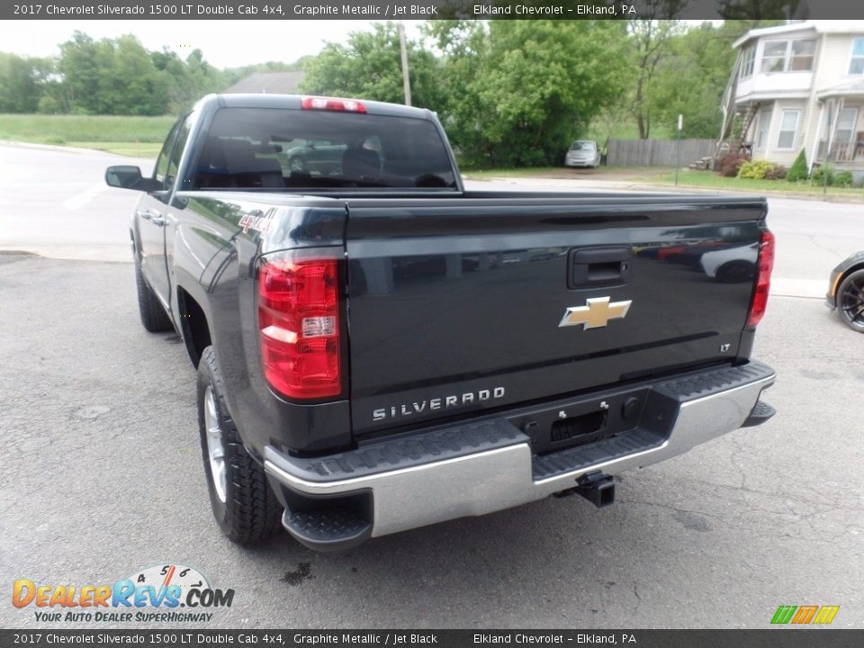 2017 Chevrolet Silverado 1500 LT Double Cab 4x4 Graphite Metallic / Jet Black Photo #5