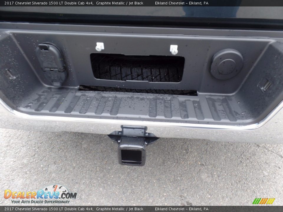 2017 Chevrolet Silverado 1500 LT Double Cab 4x4 Graphite Metallic / Jet Black Photo #9