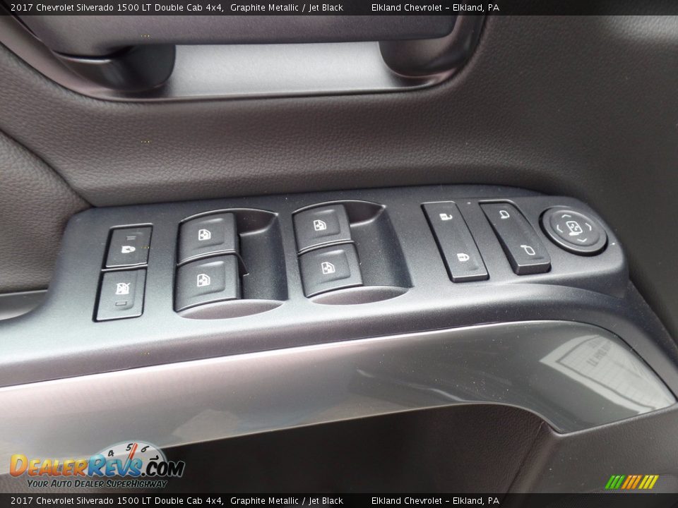 2017 Chevrolet Silverado 1500 LT Double Cab 4x4 Graphite Metallic / Jet Black Photo #15