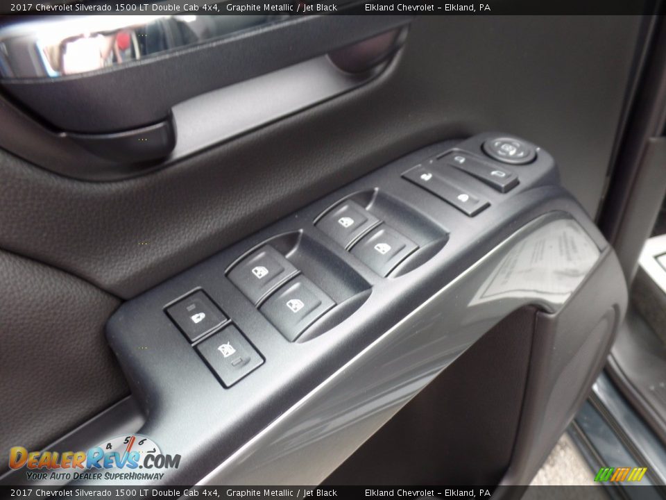 2017 Chevrolet Silverado 1500 LT Double Cab 4x4 Graphite Metallic / Jet Black Photo #19