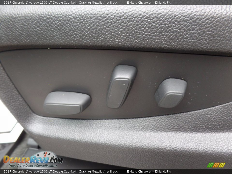 2017 Chevrolet Silverado 1500 LT Double Cab 4x4 Graphite Metallic / Jet Black Photo #21