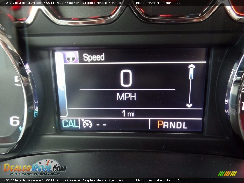 2017 Chevrolet Silverado 1500 LT Double Cab 4x4 Graphite Metallic / Jet Black Photo #26